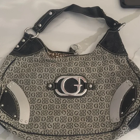 G by Guess | Bags | G Gess Logo Patterned Black And Gray  display picture 1